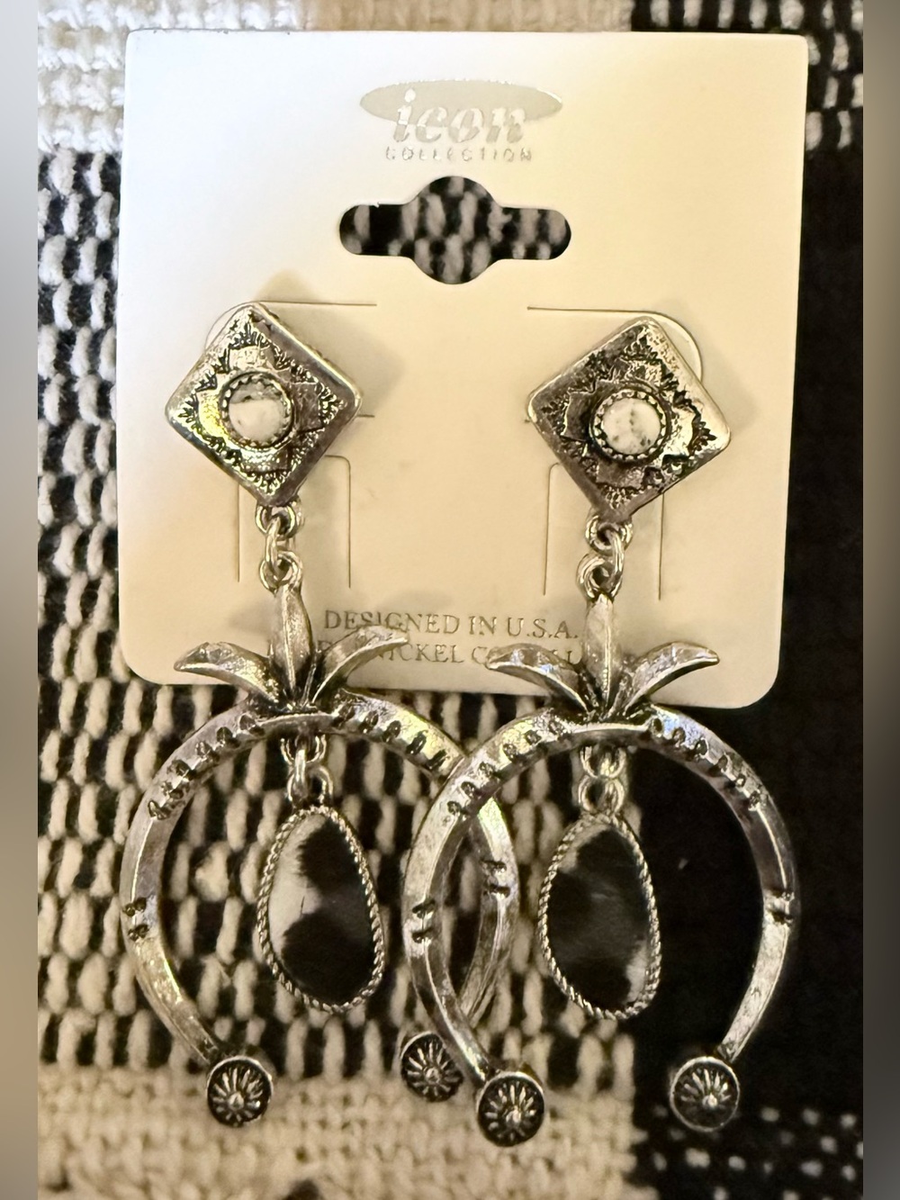 Icon Southwest Style Silver Earrings